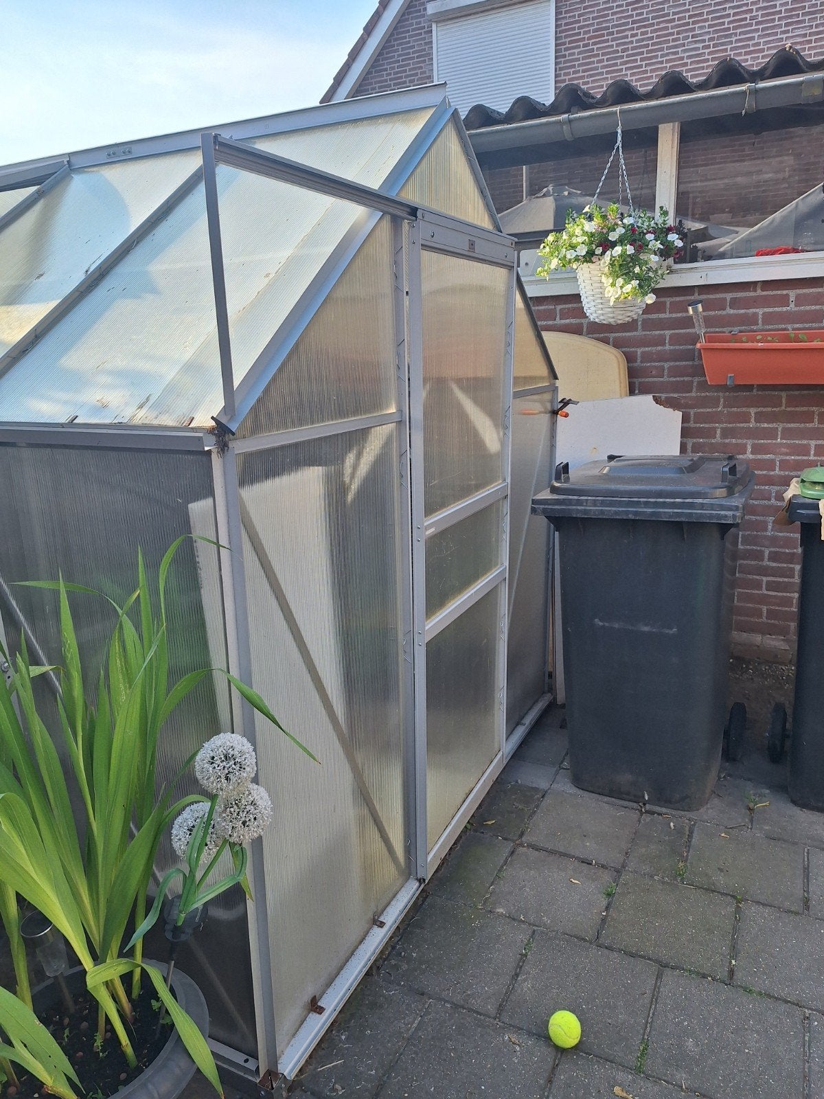 Kas, Ophalen, Polycarbonaat, Gebruikt, Aluminium
