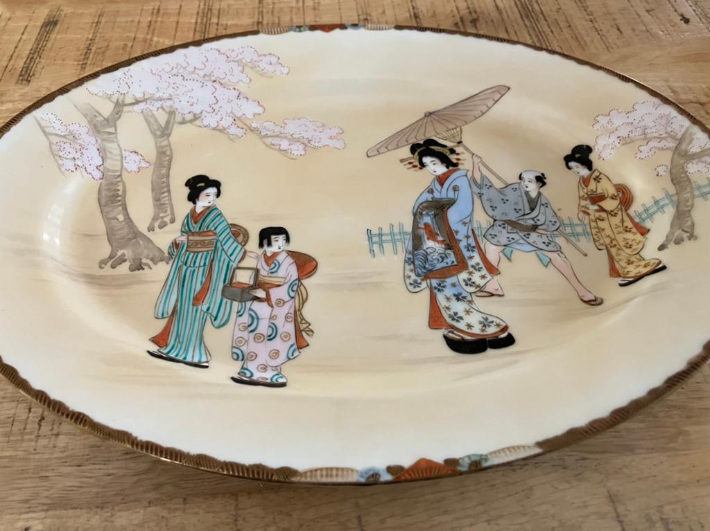 Antiek Japans porselein, Ophalen of Verzenden