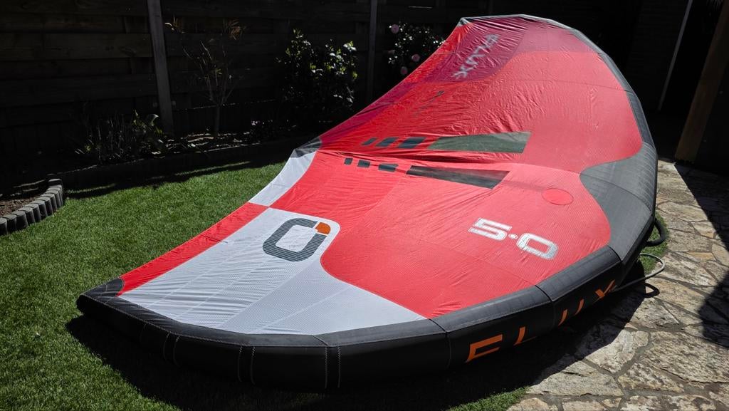 Ozone flux v2  5m2  wingfoil  wing,, Watersport en Boten, Wingsurfen, Ophalen of Verzenden, Zo goed als nieuw, Wingsurf-wing