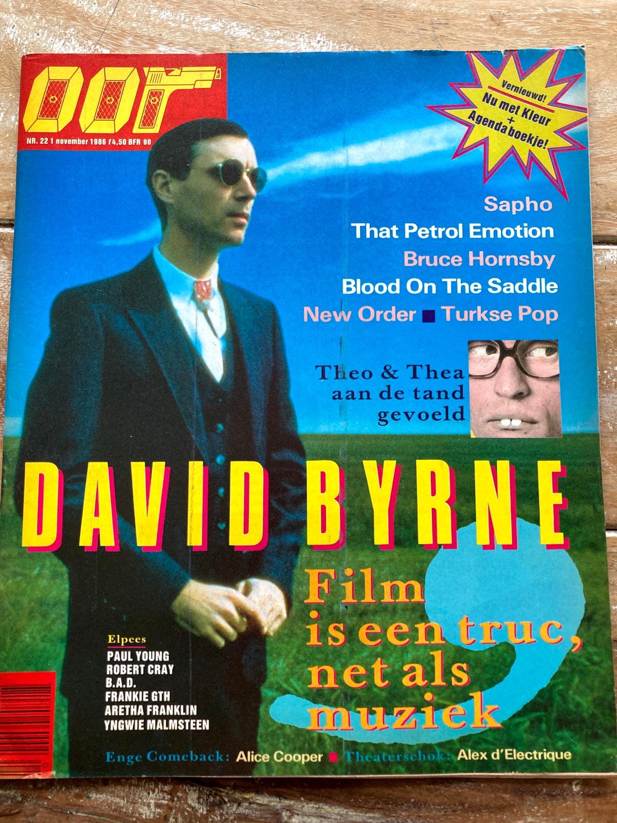 OOR Magazine 1986 NEW ORDER Sapho TURKSE POP David Byrne, Ophalen of Verzenden, Zo goed als nieuw, Muziek, Film of Tv