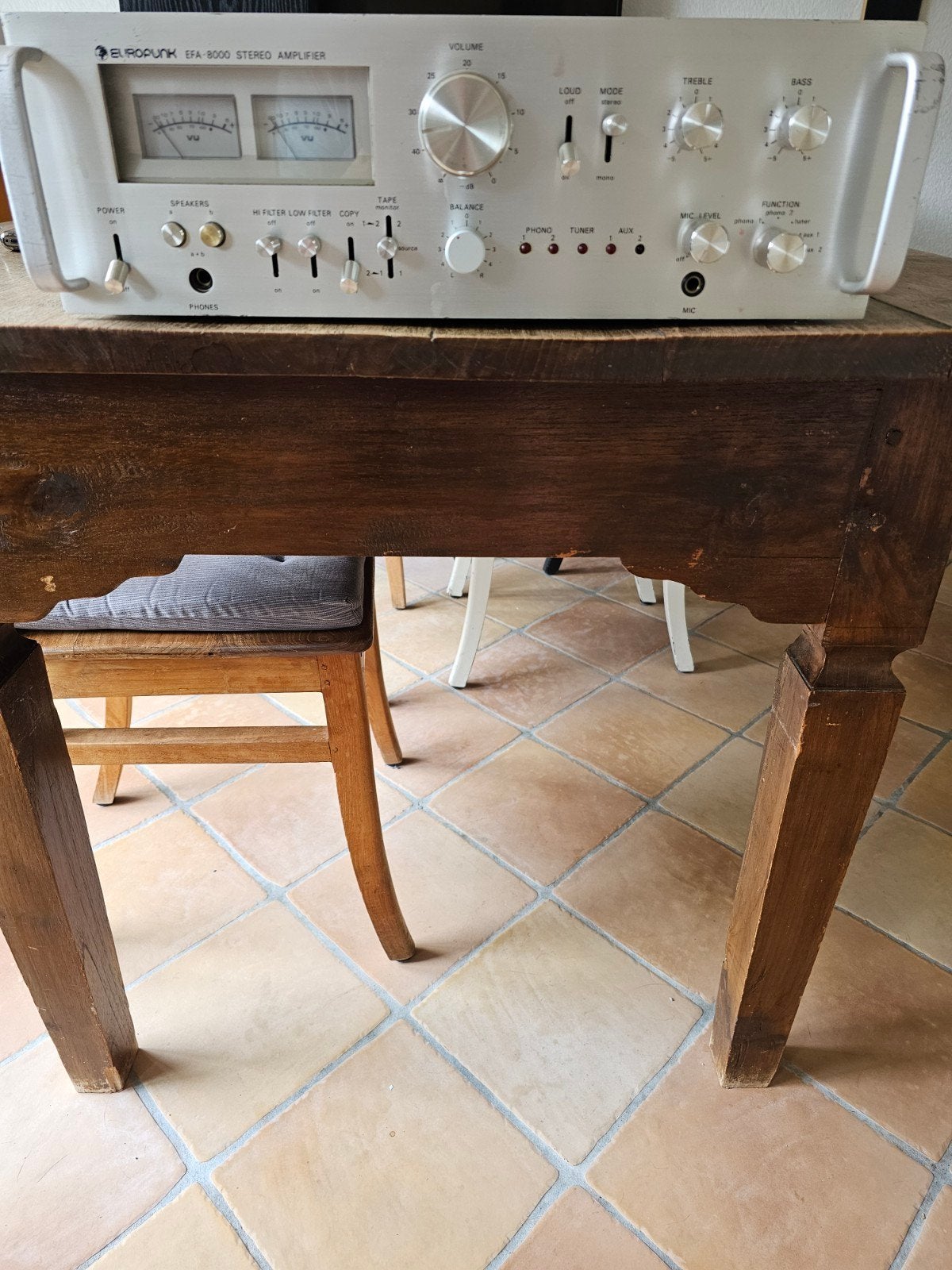 Eurofunk EFA-8000 Vintage Stereo Versterker, Audio, Tv en Foto, Versterkers en Receivers, Gebruikt, Ophalen, Overige merken, Minder dan 60 watt