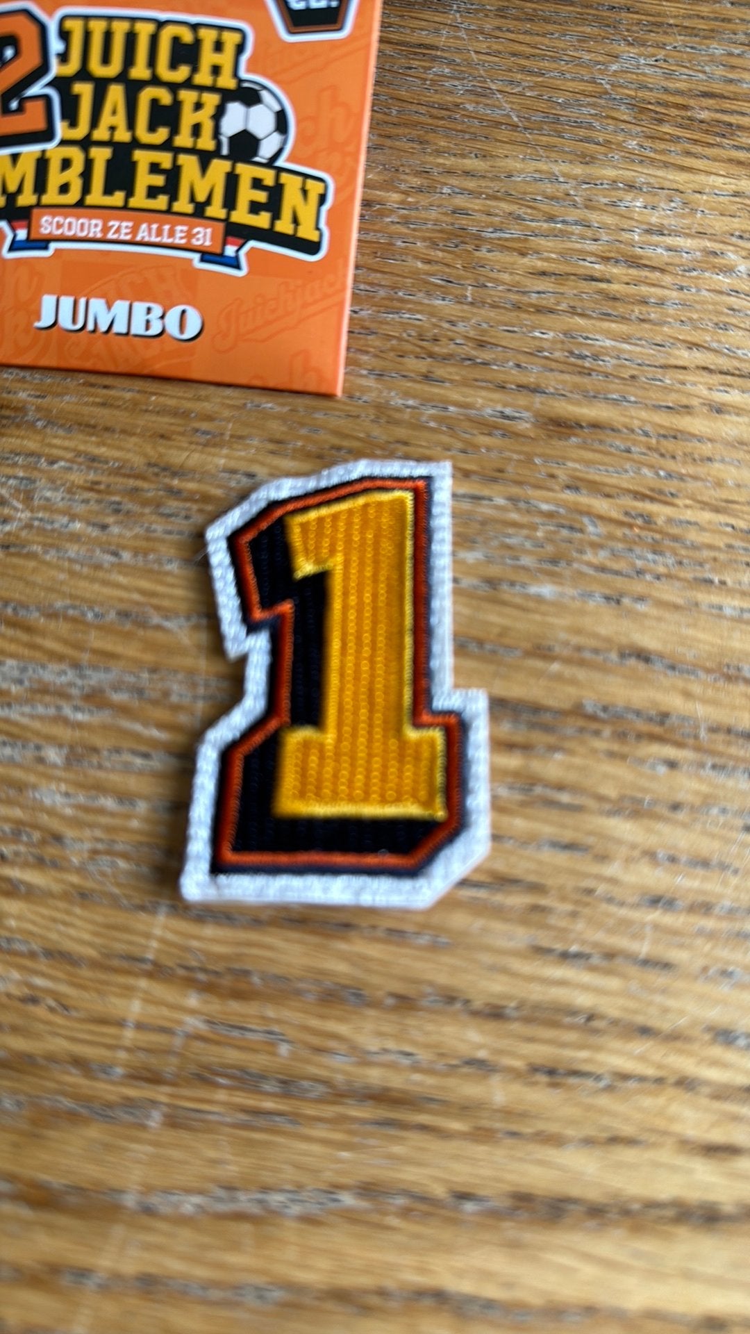 Jumbo Juichjack Embleem Nummer 1, Jumbo, Ophalen of Verzenden