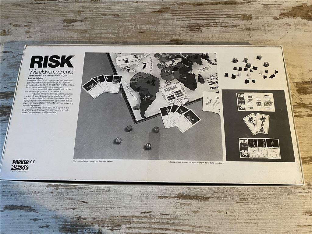 Risk wereldveroverend! Parker [s258], Hobby en Vrije tijd, Gezelschapsspellen | Bordspellen, Verzenden, Zo goed als nieuw