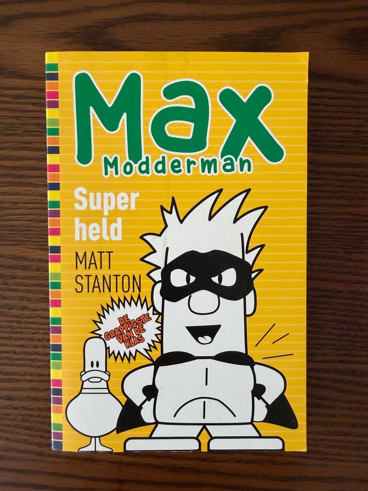 Max Modderman Superheld - Zo goed als nieuw kinderboek, Boeken, Ophalen of Verzenden, Zo goed als nieuw, Fictie algemeen