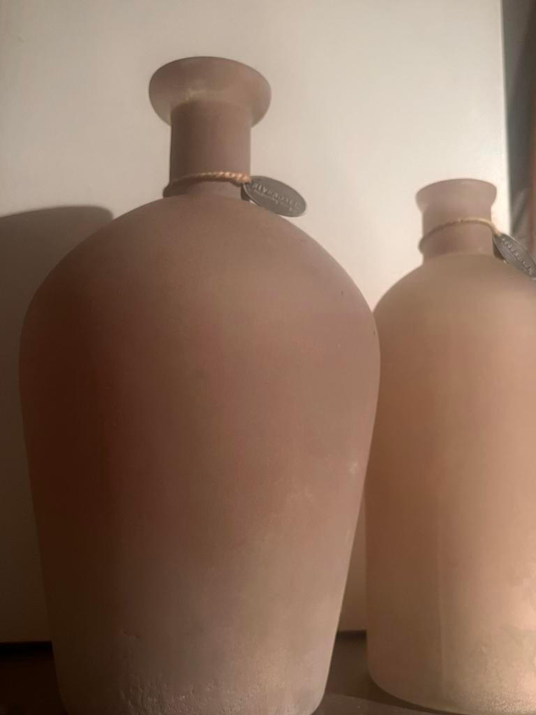 Riverdale vazen, Overige kleuren, Ophalen of Verzenden, Minder dan 50 cm, Glas