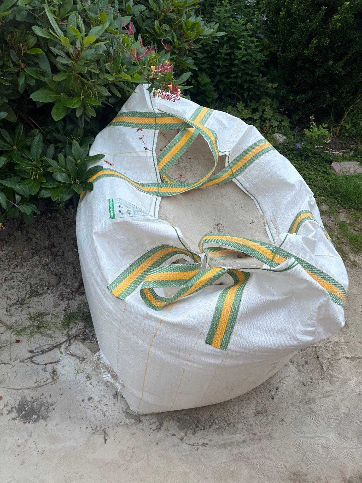 Big bag met ophoogzand, Tuin en Terras, Zand, Gebruikt, Ophoogzand, Ophalen