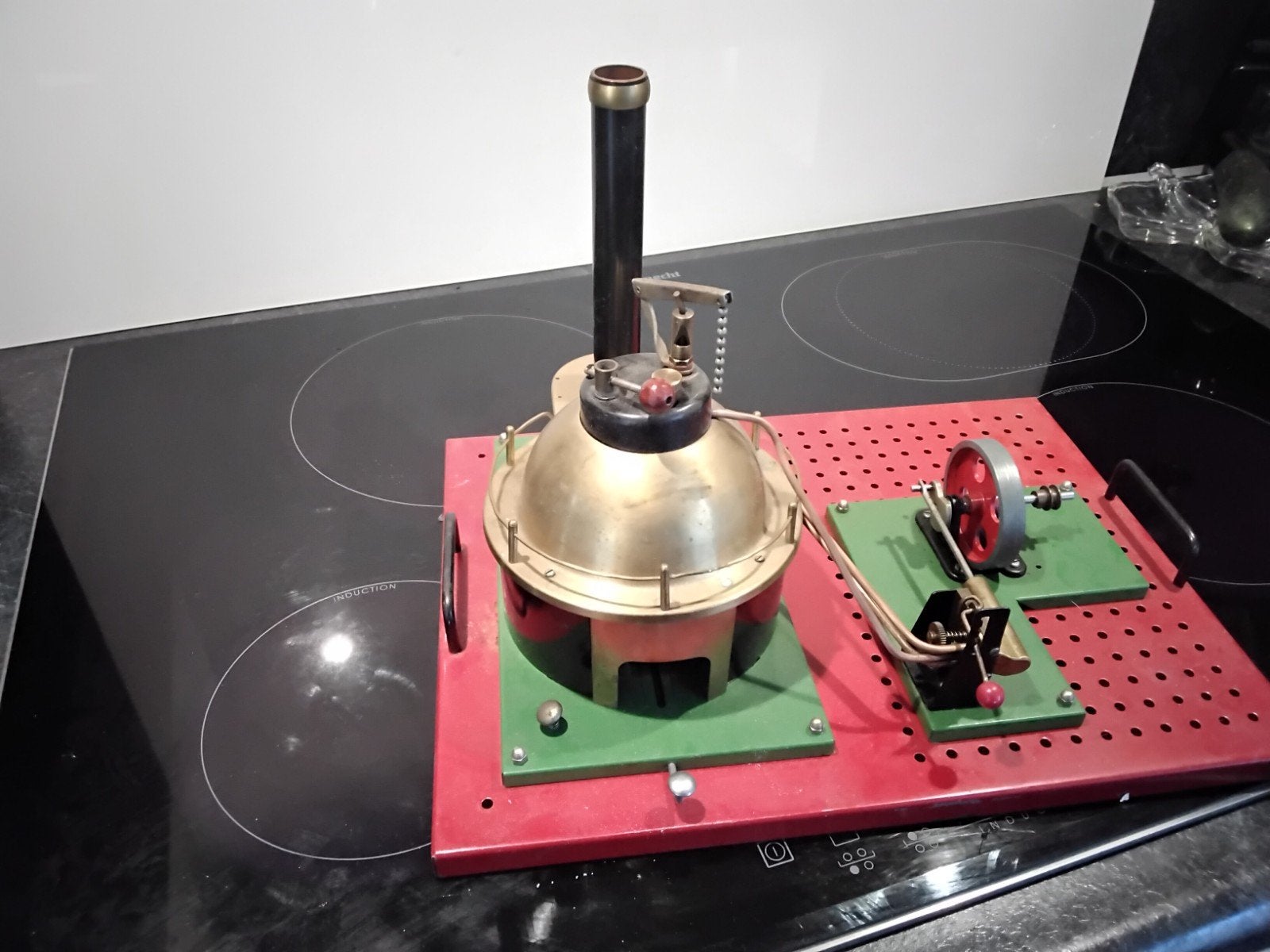 Unieke John Ericsson Stoommachine - Draait Links/Rechts, Ophalen of Verzenden, Gebruikt, Groter dan 1:32