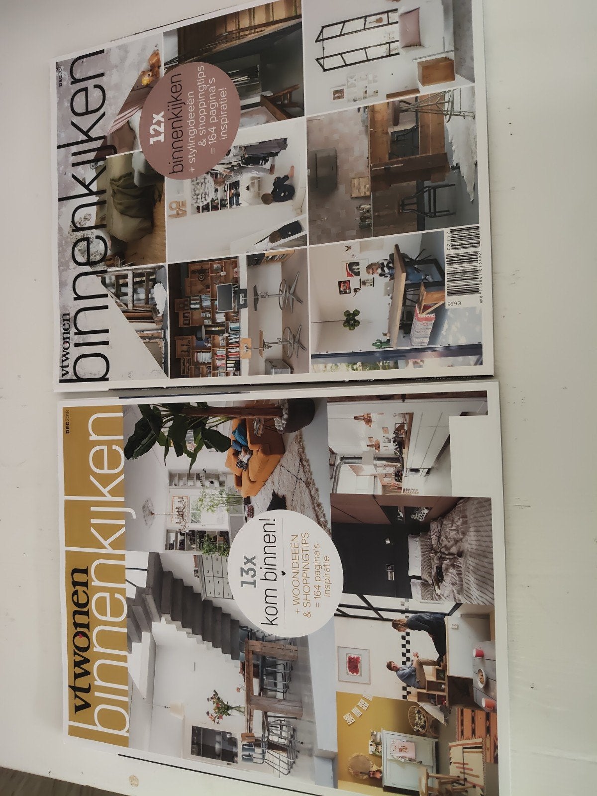 Vtwonen Binnenkijken magazines - 2 edities, Ophalen, Zo goed als nieuw, Overige typen