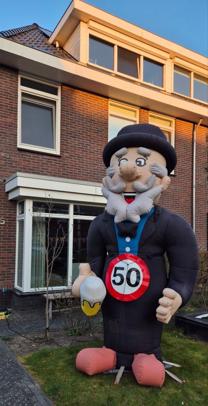 Te huur opblaasbare Abraham pop, Ophalen, Zo goed als nieuw, Abraham of Sarah
