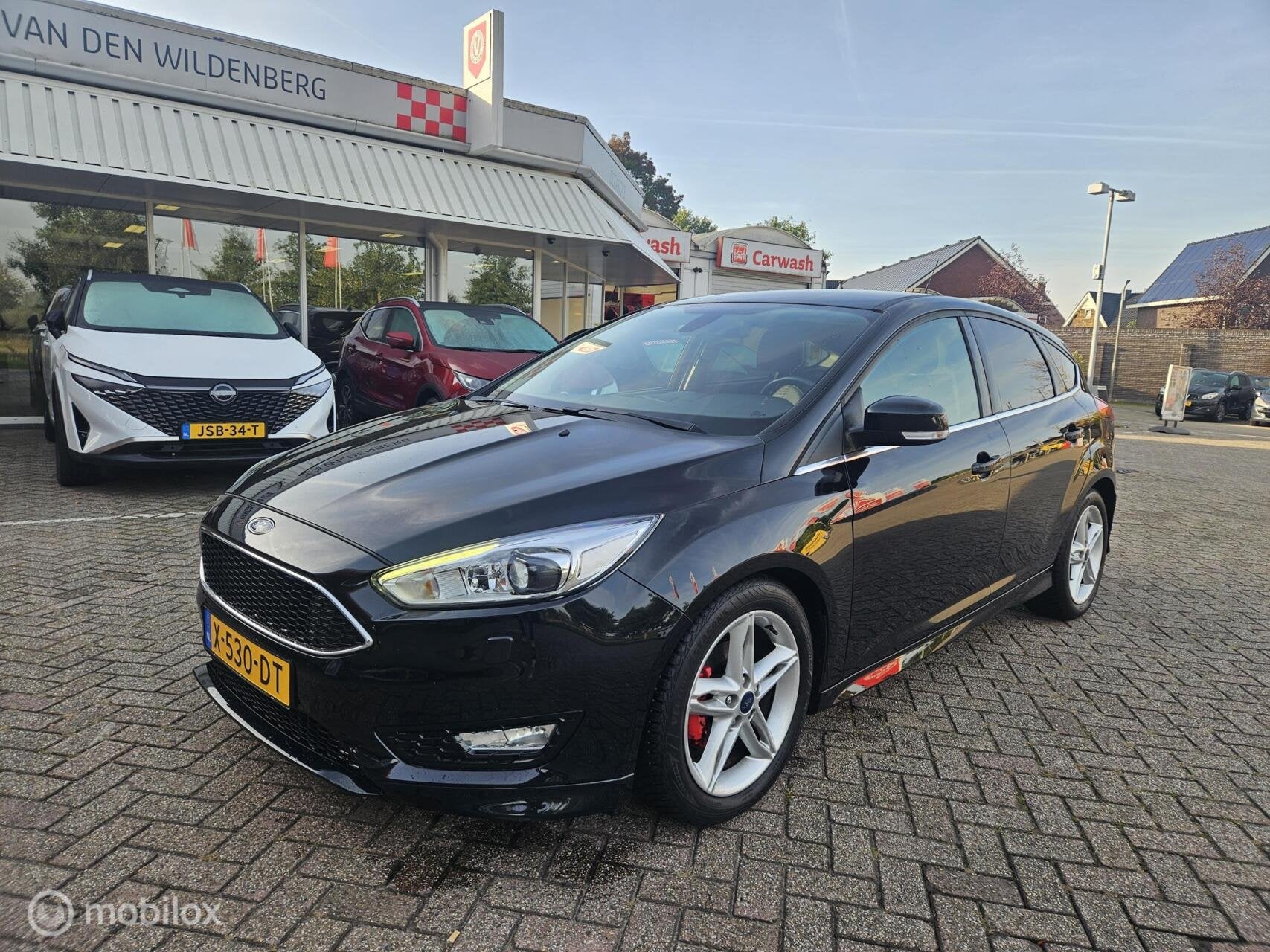 Ford Focus 1.0 Titanium Edition, Auto's, 125 pk, Gebruikt, Euro 6, Zwart