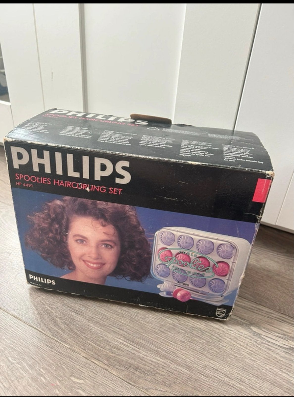 Philips Spoolies Haircurling Set HP 4491 - Vintage Krulset, Ophalen of Verzenden, Zo goed als nieuw, Haarverzorging