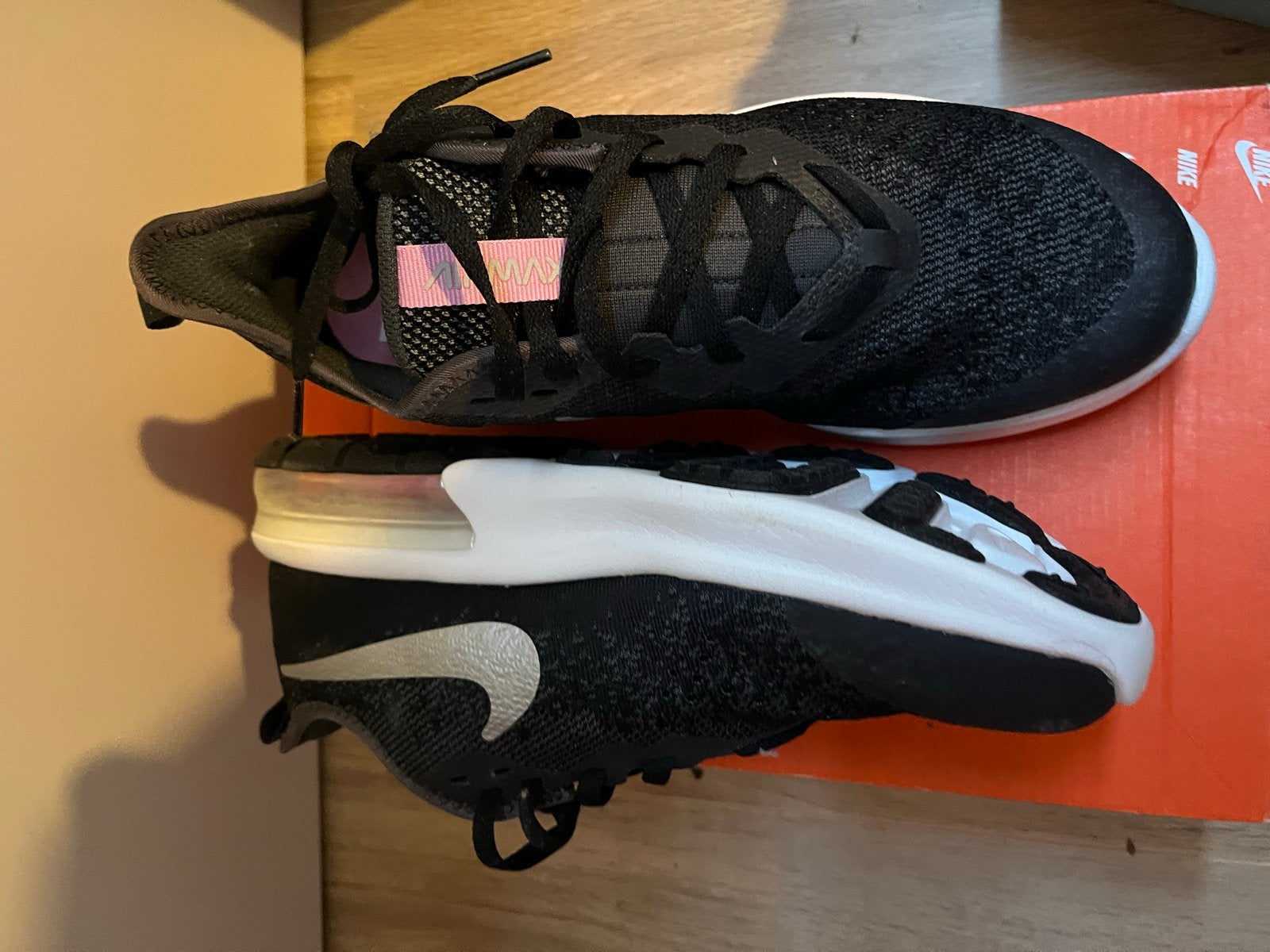 Nike Air Max Sequent 4 (GS) - Zwart/Roze - Maat 38.5, Zwart, Nieuw, Ophalen of Verzenden, Sneakers of Gympen