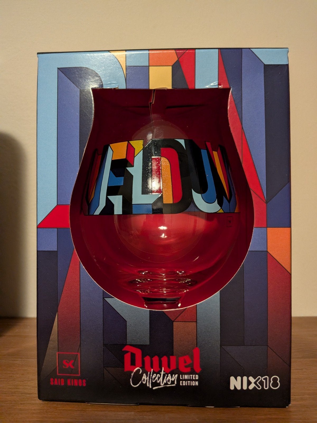 Duvel Collection Limited Edition Bierglas Said Kinos, Ophalen of Verzenden, Nieuw, Glas of Glazen, Duvel