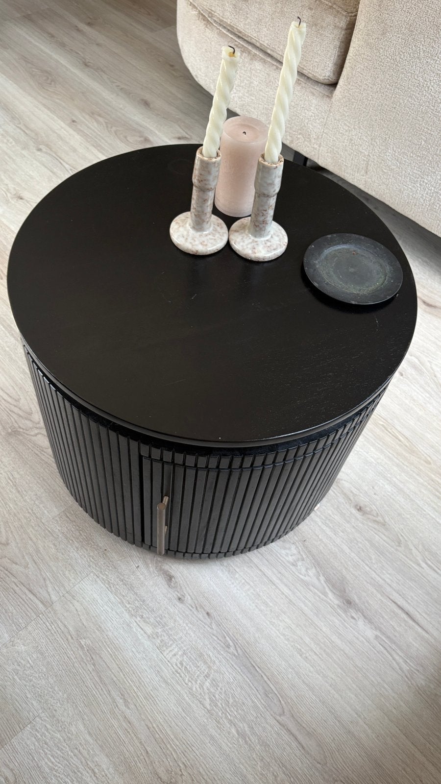 Te koop ronde salontafel, Ophalen, 50 – 75, 50 tot 100 cm, Rond