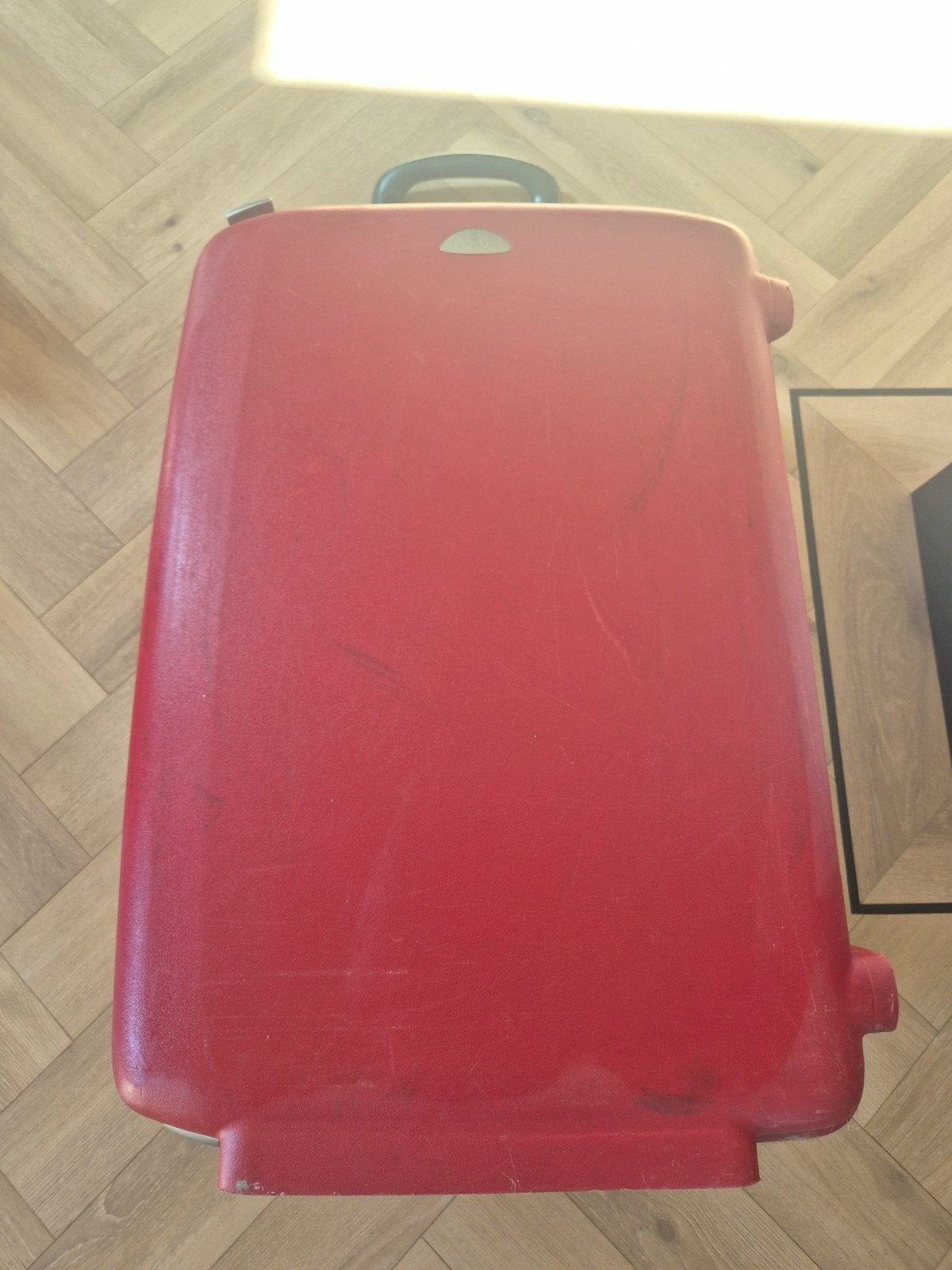 Samsonite Koffer Rood - Gebruikt 78x51x26, Ophalen, Wieltjes, Gebruikt, Hard kunststof
