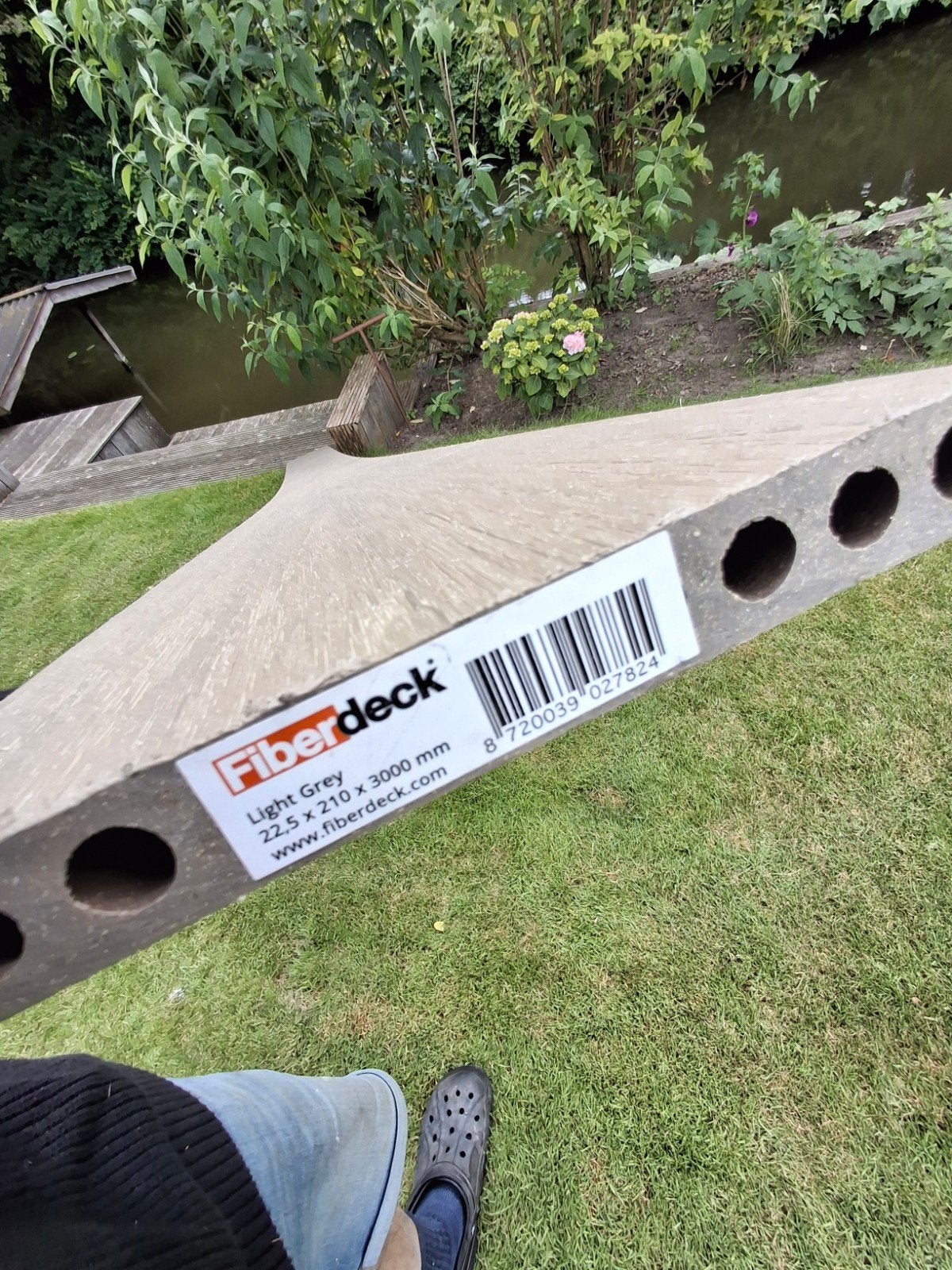 Fiberdeck. Kunstof plank., Ophalen, Nieuw, Minder dan 5 m², Zeil