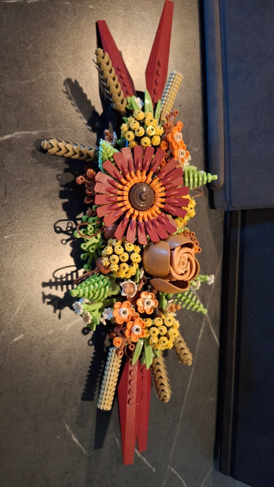 chinese lego gedroogde bloemen stuk compleet, Ophalen, Zo goed als nieuw