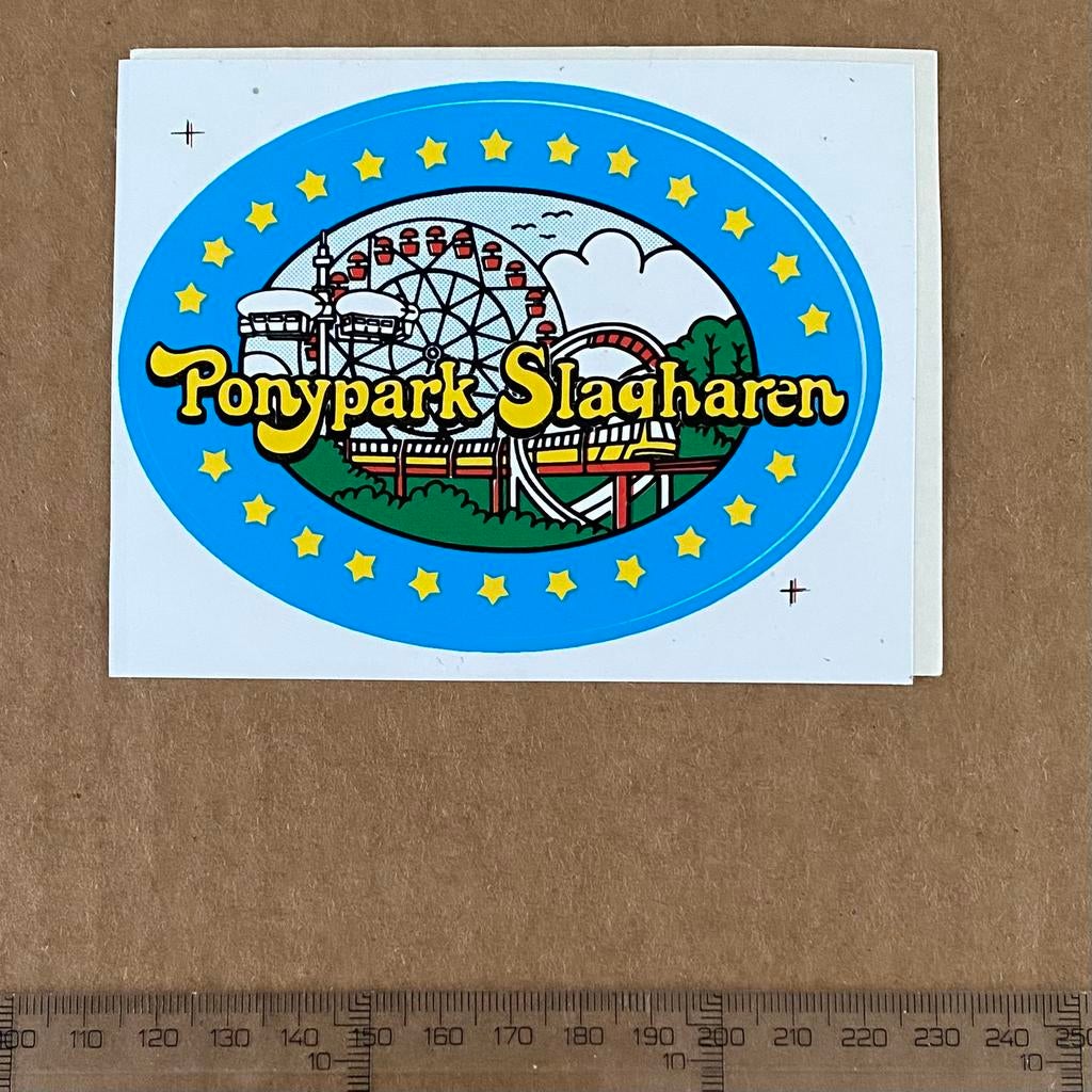 sticker ponypark slagharen, Verzenden, Zo goed als nieuw