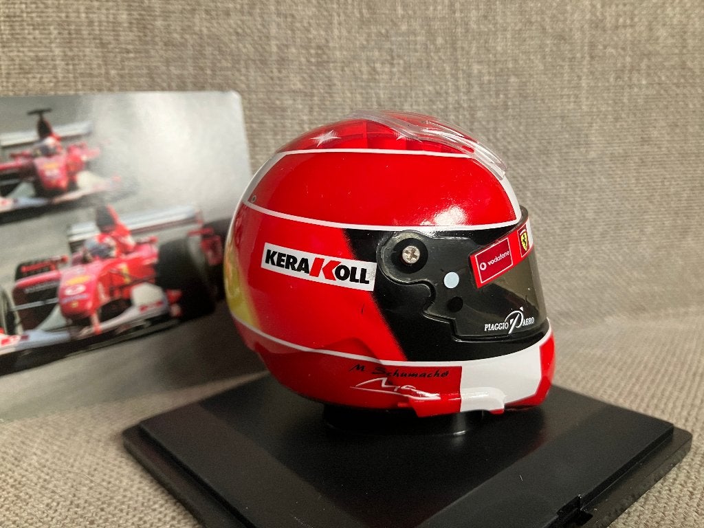 ✅ Michael Schumacher 1:5 helm 2002 Ferrari F2002 Formule 1, Verzamelen, Ophalen of Verzenden, Nieuw, Formule 1