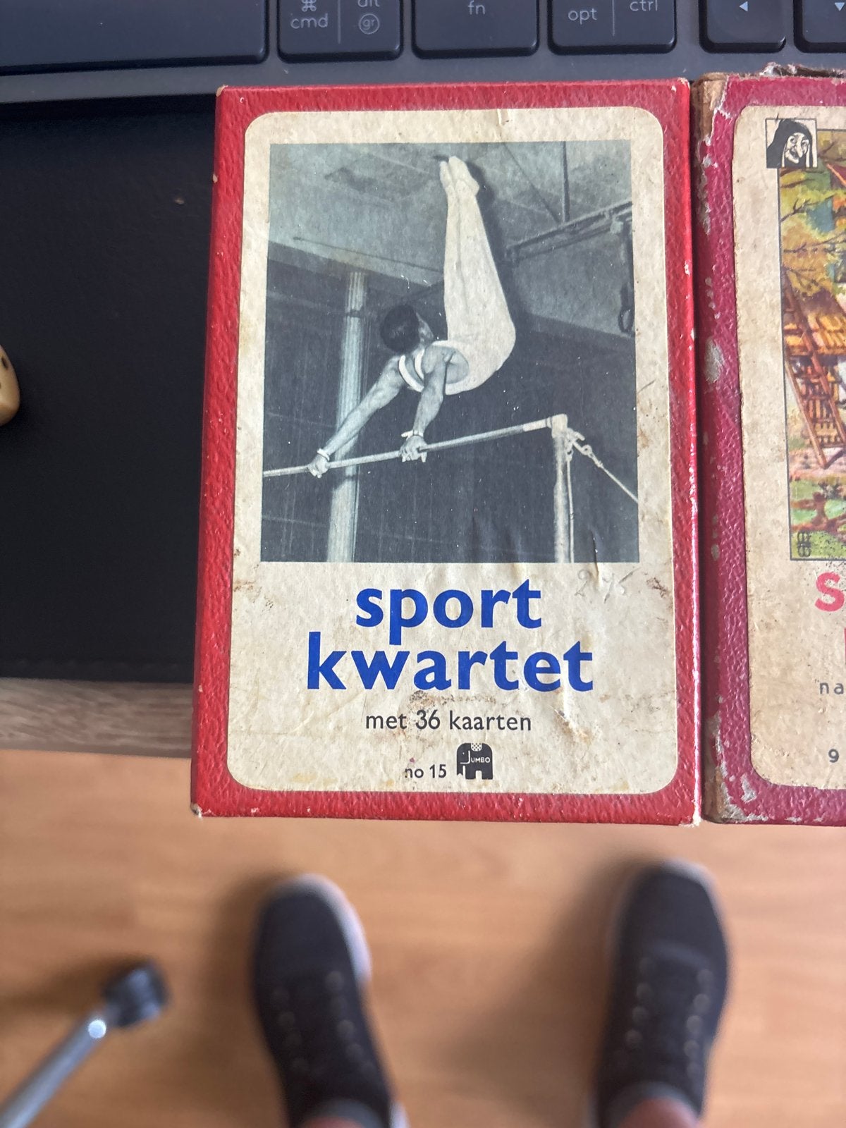 Vintage Jumbo Kwartet Spellen: Sport, Sprookjes, Auto, Diere, Hobby en Vrije tijd, Drie of vier spelers, Ophalen of Verzenden
