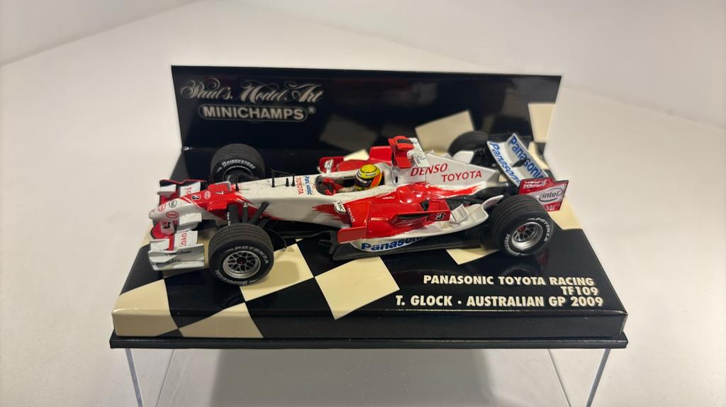 F1 Toyota tf109 t.glock 2009 minichamps 1.43, Ophalen of Verzenden, A, A, A