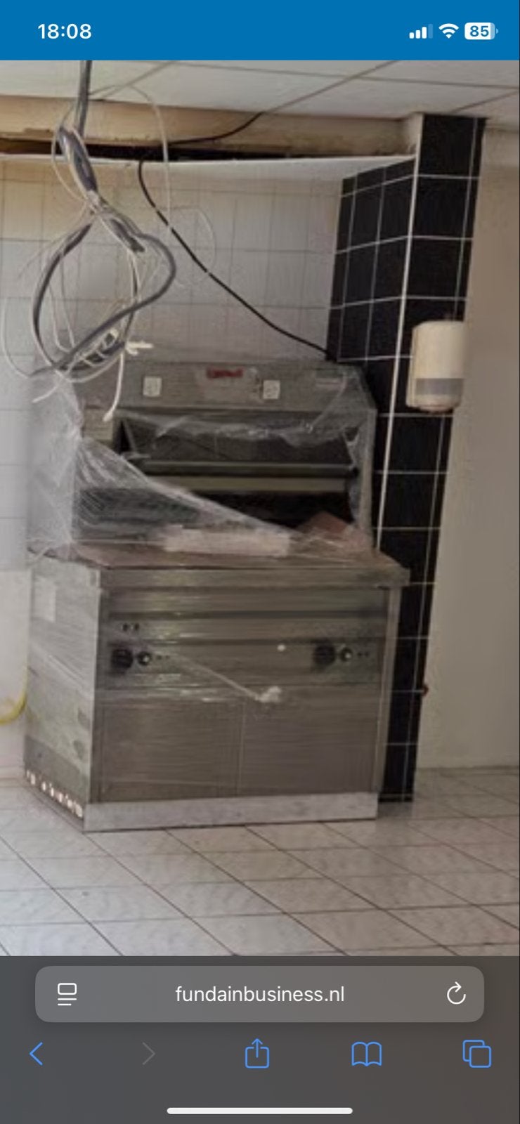 Florigo Frituurpan - Professionele Horeca Frituur, Ophalen, Gebruikt, Fornuis, Frituur en Grillen