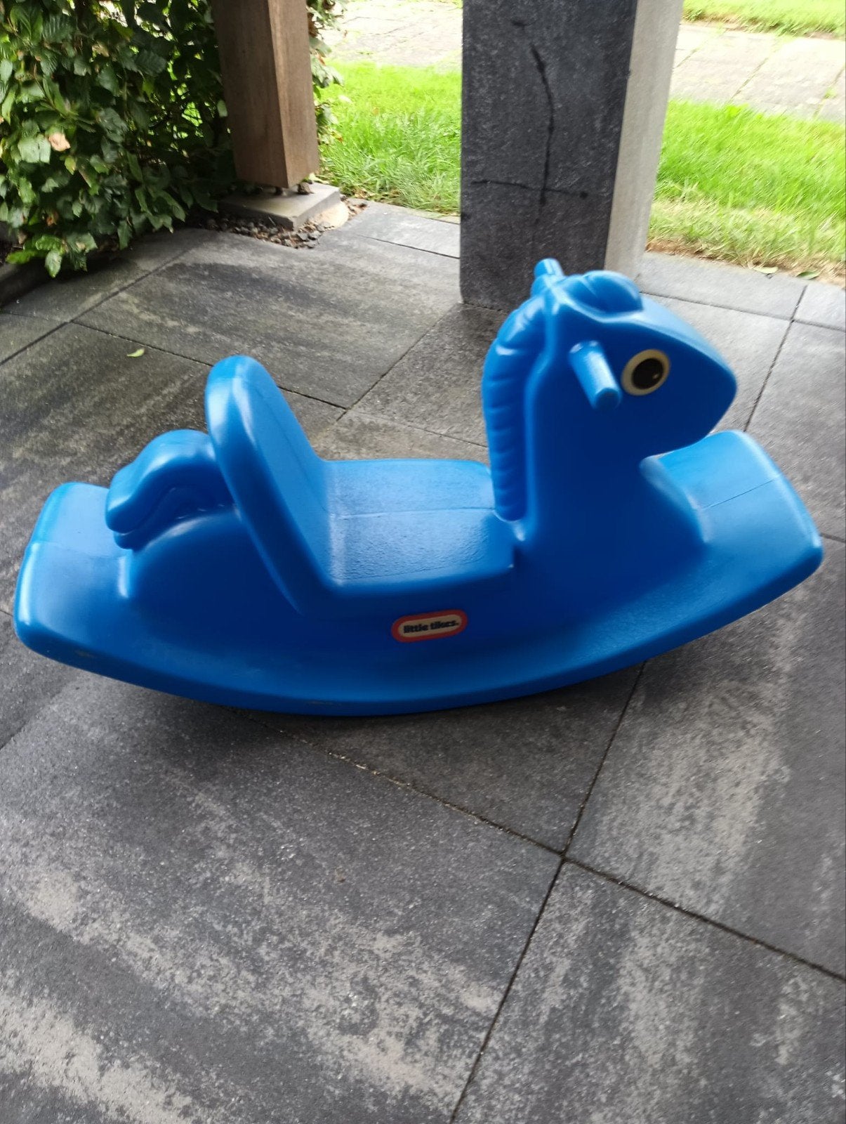 Little Tikes Blauw Schommelspeelgoed Paard, Ophalen, Gebruikt