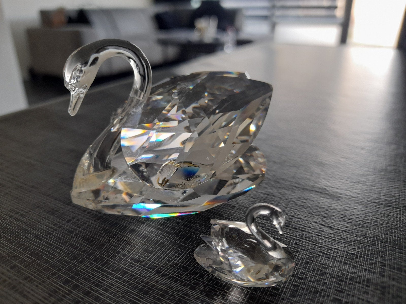 Swarovski zwanen - Vintage (1976-1988) met Old Block logo, Ophalen, Gebruikt, Figuurtje