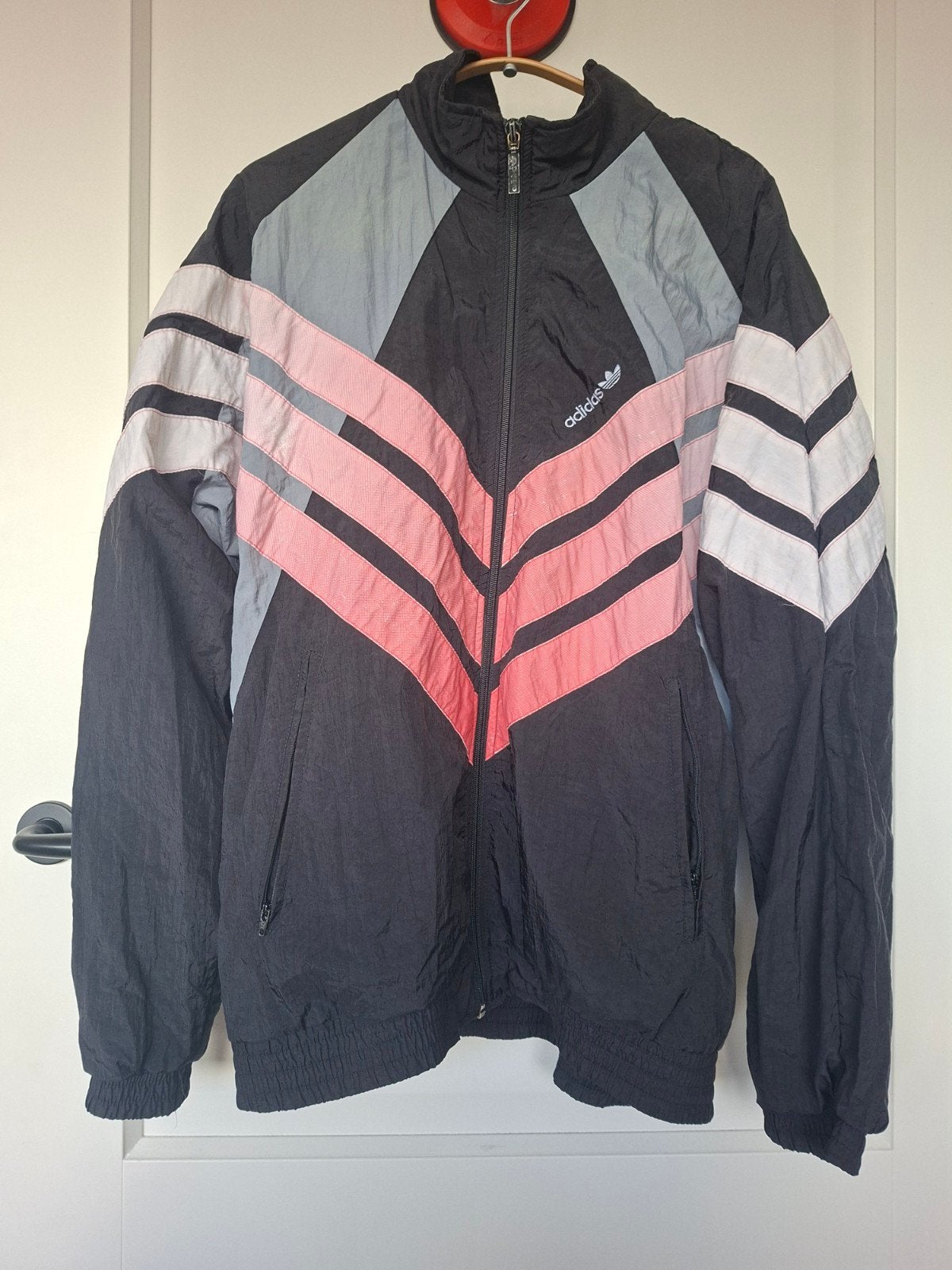 Vintage Adidas Originals Tironti Windbreaker – New Kids Barr, Verzenden, Gedragen, Adidas