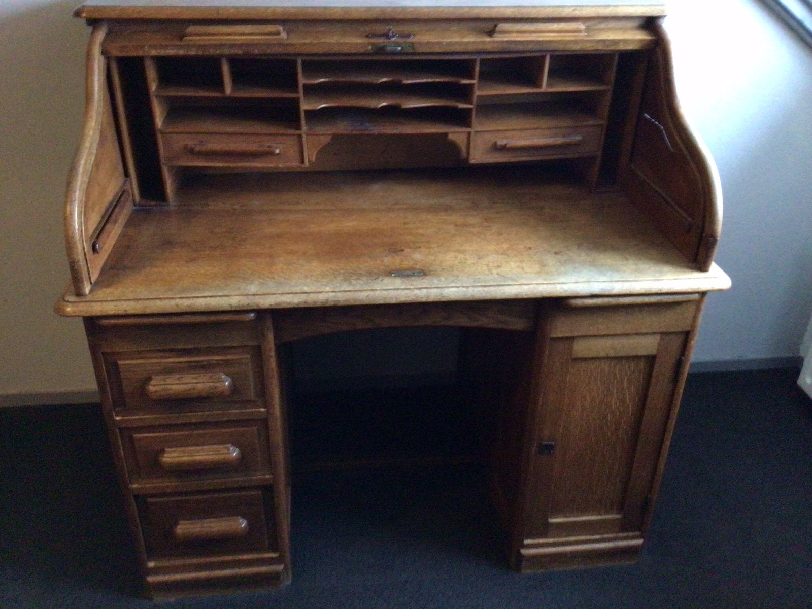 Buro, Overige typen, Gebruikt, Hout, Antiek