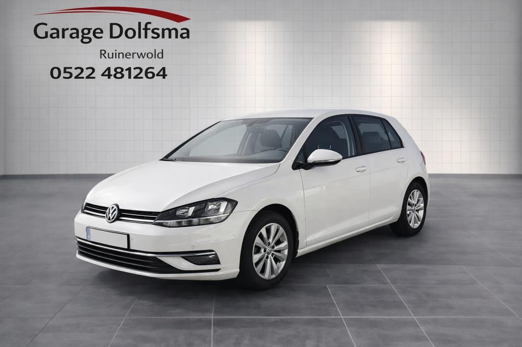 Volkswagen Golf 1.0 TSI Comfortline Business-NAVI-PDC-STOELV, Auto's, Stof, Wit, Origineel Nederlands, Bedrijf