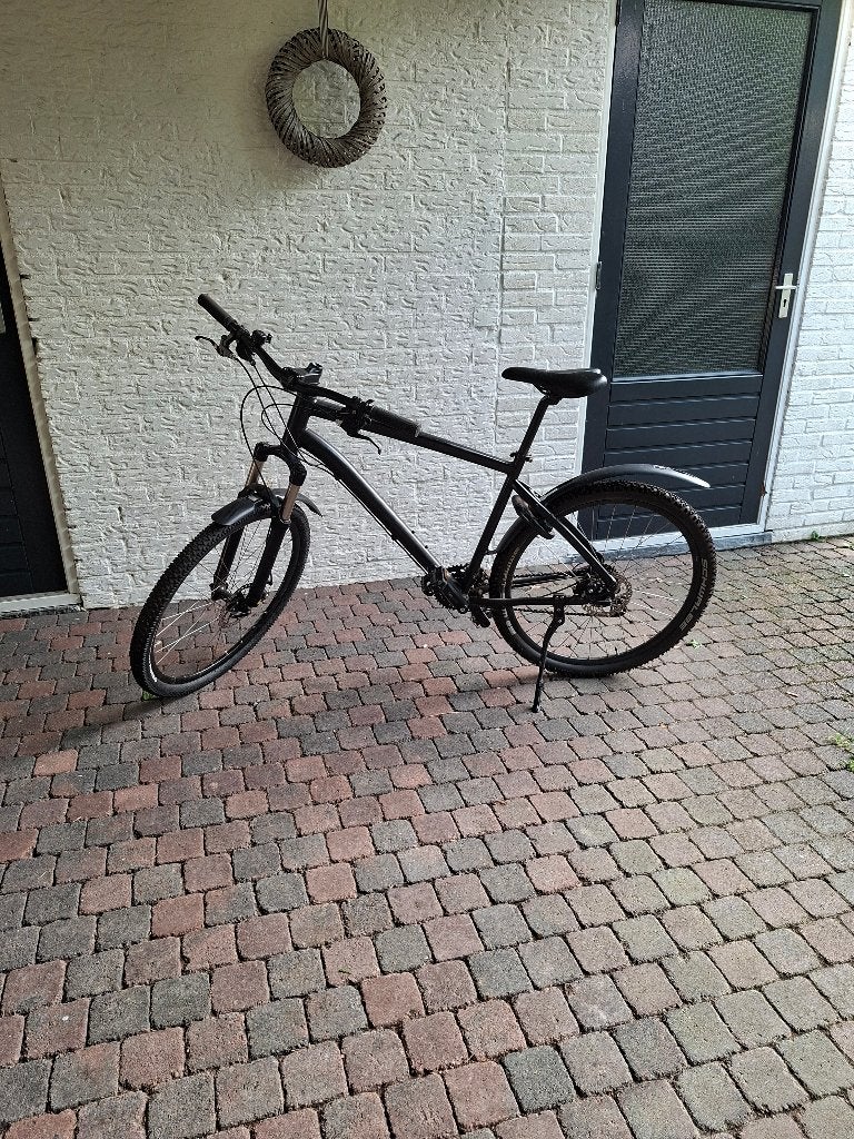 zwarte mountainbike, 57 cm of meer, Ophalen, Gebruikt, Overige merken