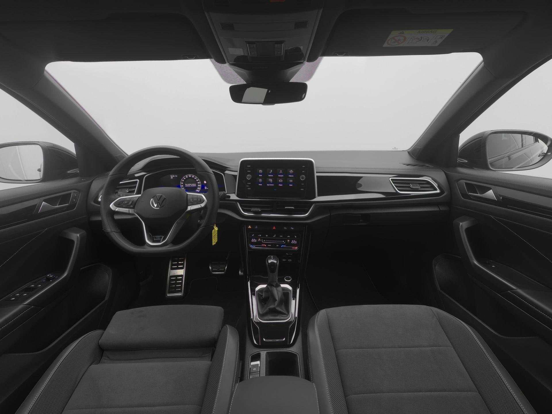Volkswagen T-Roc R-Line 1.5 TSI 150 PK DSG Automaat | LED Pl, Auto's, Volkswagen, Euro 6, 4 cilinders, 150 pk, Zwart