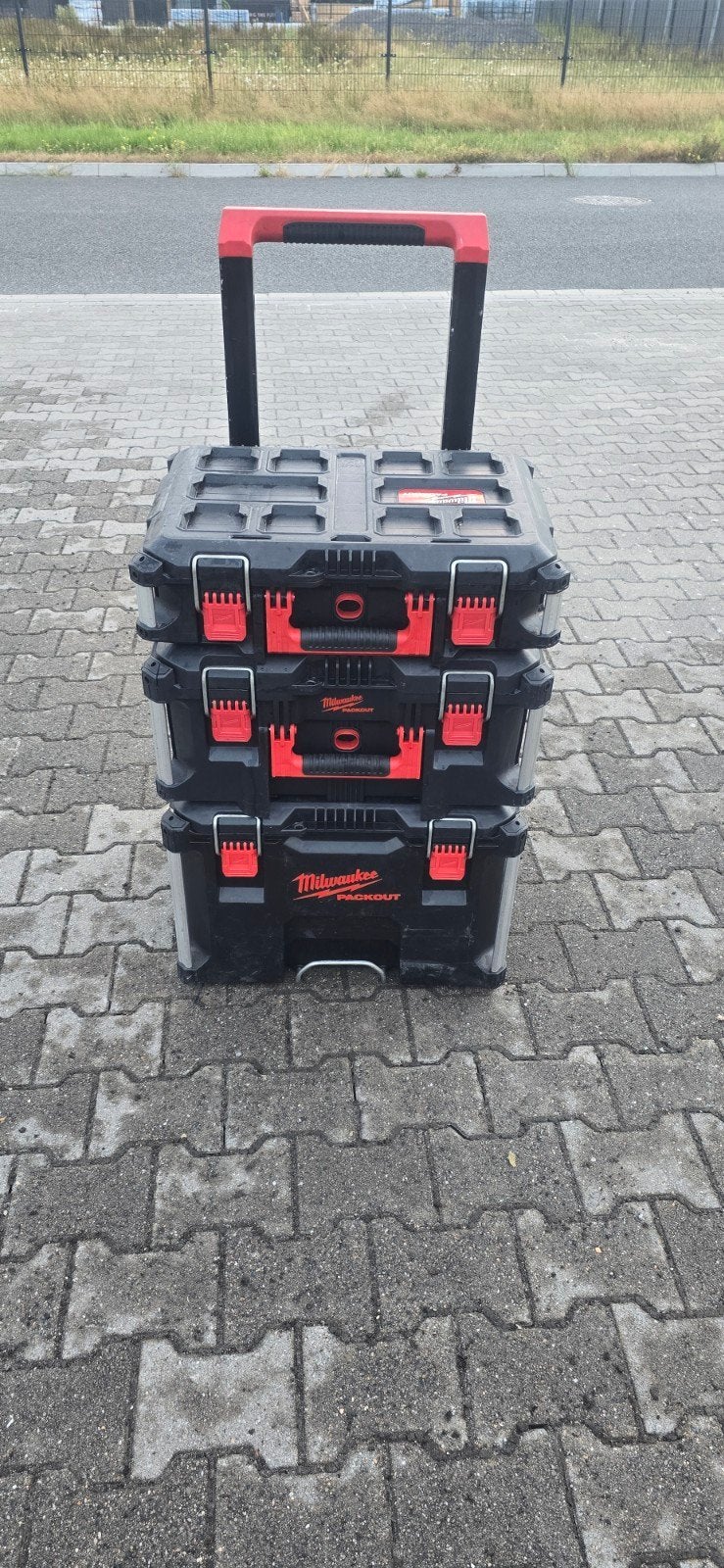 Milwaukee Packout Gereedschapskoffer Set met Trolley, Ophalen