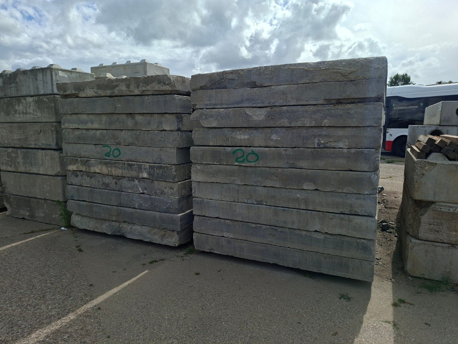 Betonplaten 200x200. 20cm. A en b keuze. Gratis bezorgd., Ophalen of Verzenden, Beton, Overige typen