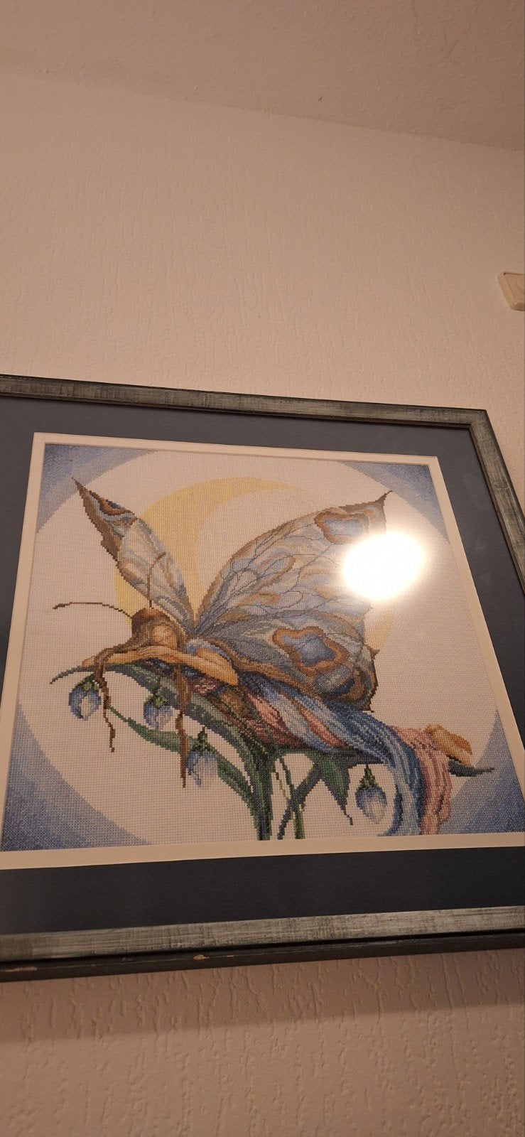 schilderij van Maria van Sparrenburg, Ophalen, Achter glas, Overige technieken, Doek