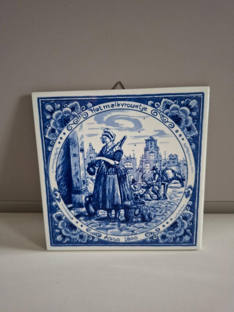 Tegel decoratief, Antiek en Kunst, Ophalen of Verzenden