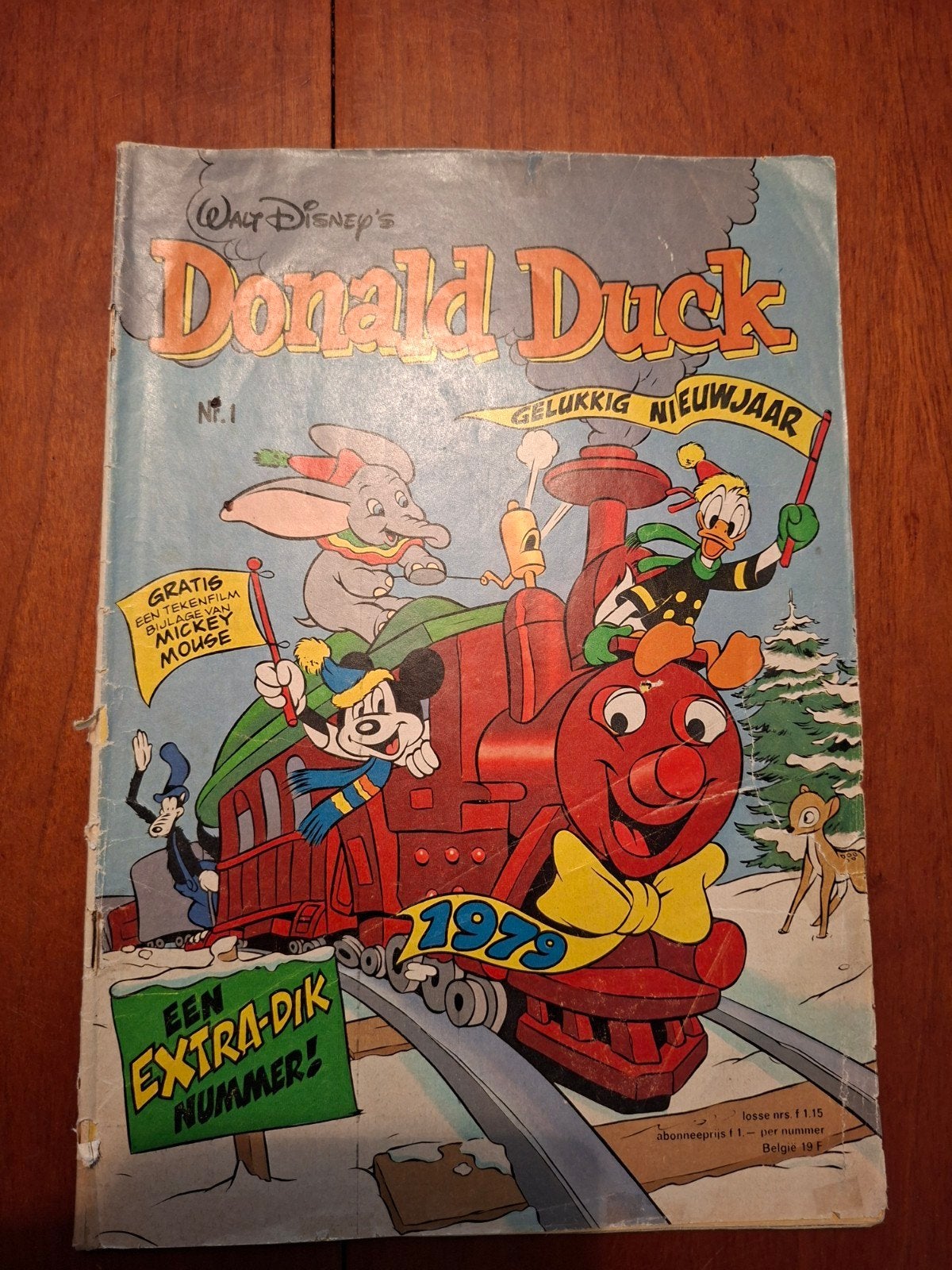 Donald Duck 1979 nr 1 - Gelukkig Nieuwjaar, Boeken, Eén stripboek, Ophalen of Verzenden, Gelezen