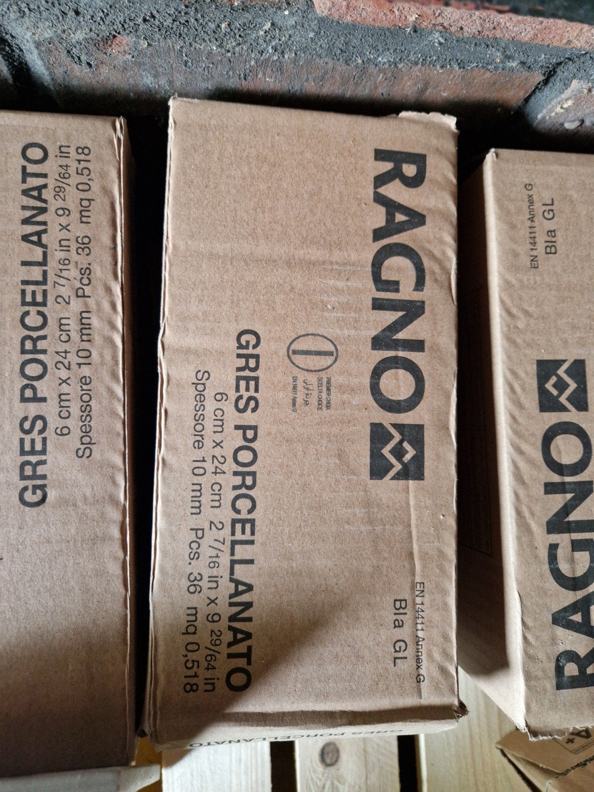 Nieuwe Ragno Gres Porcellanato tegels, ruim 3m2, Ophalen, Nieuw, Minder dan 20 cm, 20 tot 40 cm