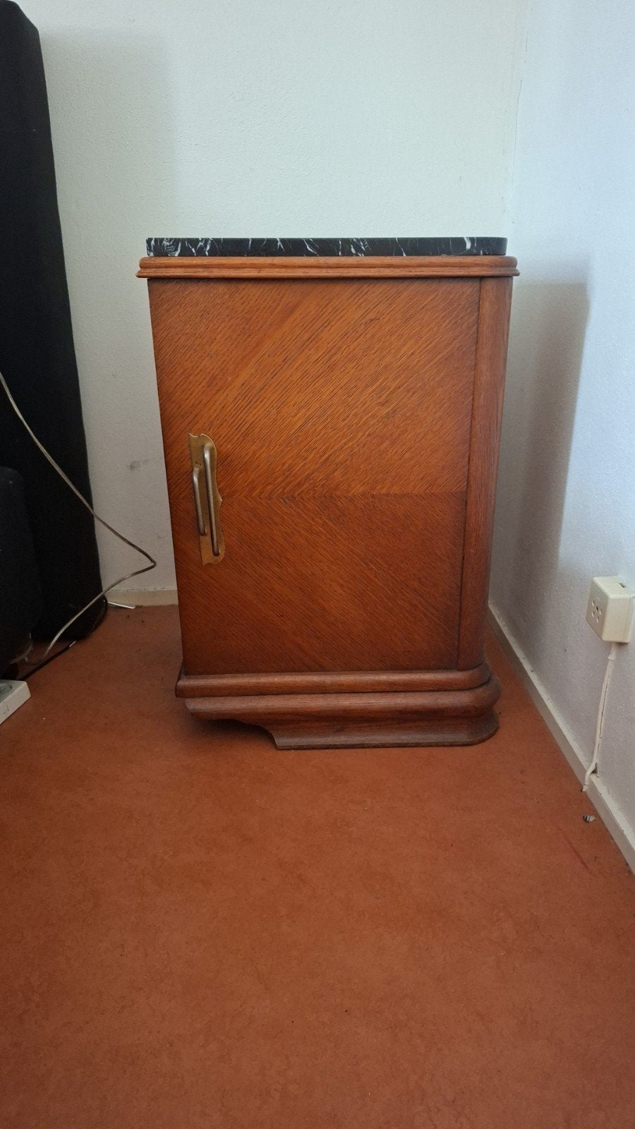 Art Deco Kaptafel met 2 Nachtkastjes - Zeer Goede Staat, Ophalen