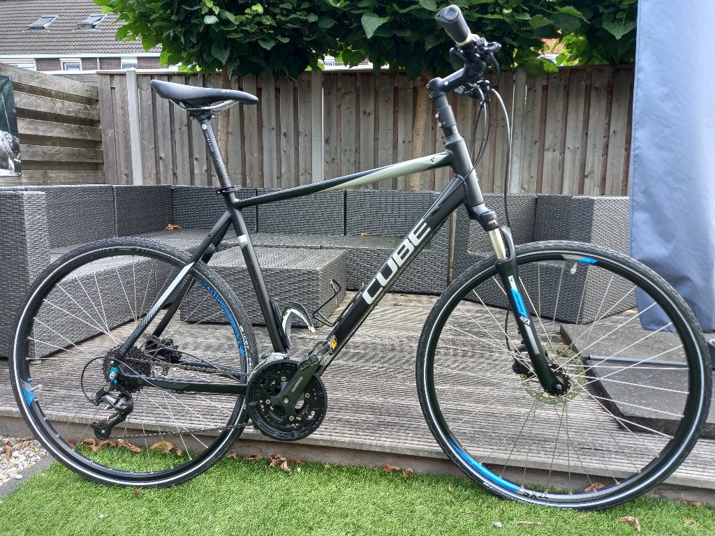 Cube curve pro hybride, frame 57 cm., Gebruikt, Schijfrem, 53 tot 57 cm, Ophalen