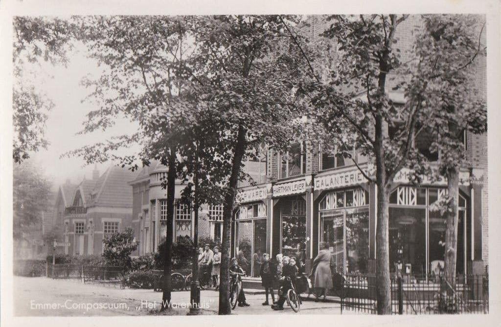 emmer compascuum ''  het warenhuis'' met tekst, Ophalen of Verzenden, Voor 1920, Noord-Brabant