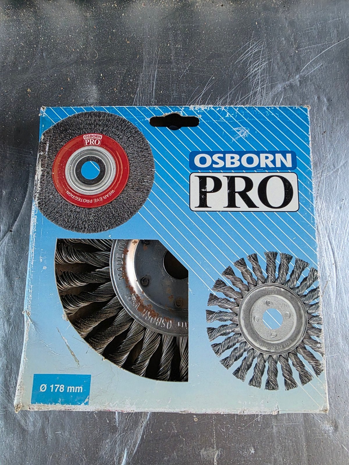 Osborn PRO staalborstel rondborstel - Ø 178 mm, Ophalen of Verzenden, Nieuw