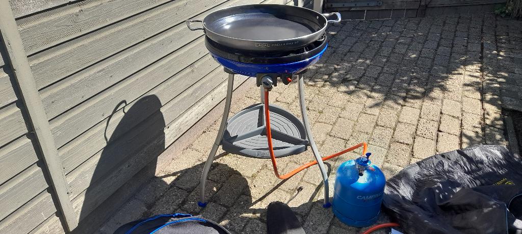 Cadac carri chef scottelbraai, Ophalen, Gebruikt