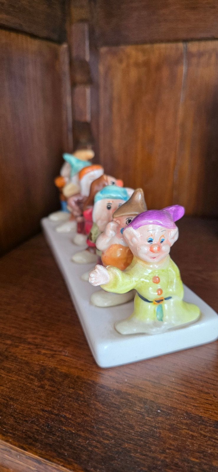 Vintage Disney Sneeuwwitje en de Zeven Dwergen beeldjes, Ophalen of Verzenden
