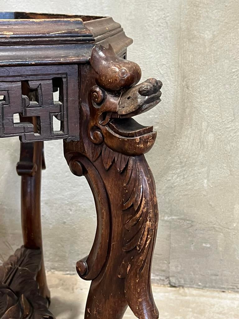 Antiek Chinees bijzettafel, plantentafel, Ophalen