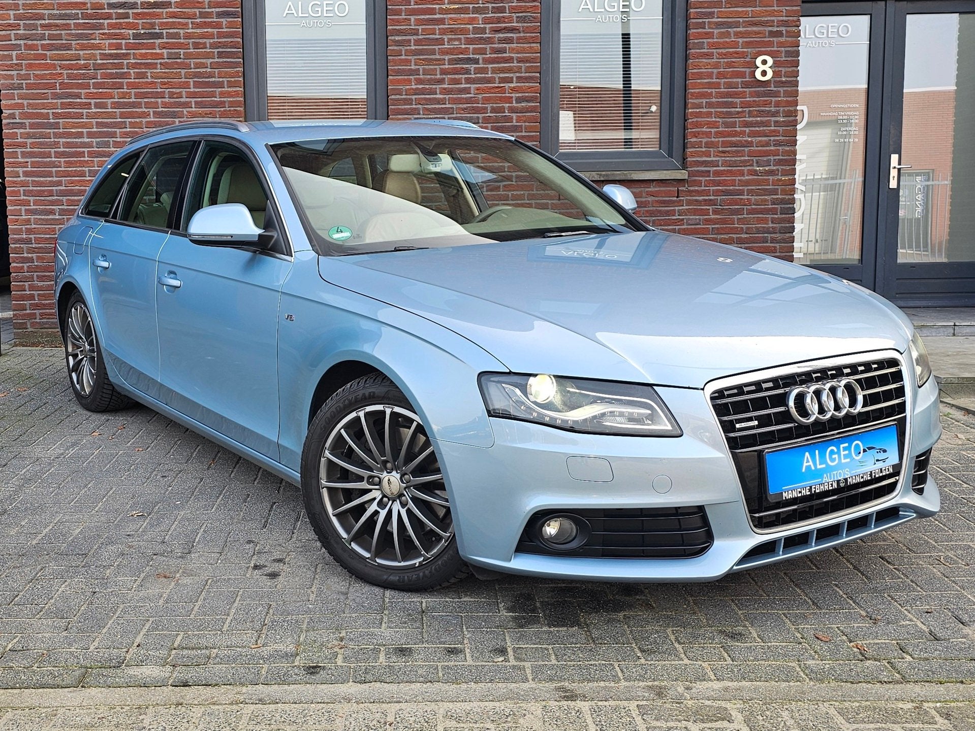 Audi A4 Avant 3.2 FSI quattro / 2e eigenaar/ B&O/ Leder, Auto's, Beige, Blauw, A4, Vierwielaandrijving