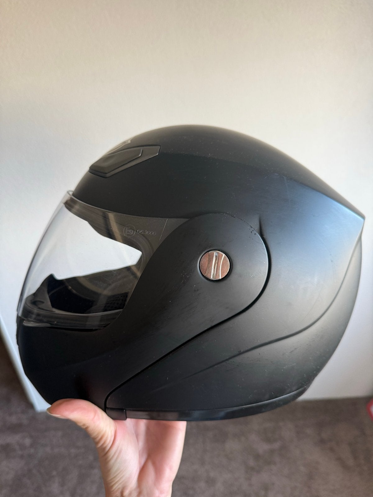 MT Helmets Integraalhelm Zwart - Maat S (55-56 cm), Motoren, Ophalen of Verzenden, Tweedehands, Heren, Overige typen