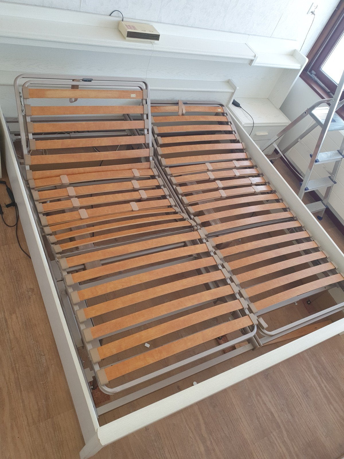 Electrisch bed tweepersoons 180 ( 2 x 90 )cm bij 200 cm, Ophalen, Gebruikt, Eenpersoons, 90 cm