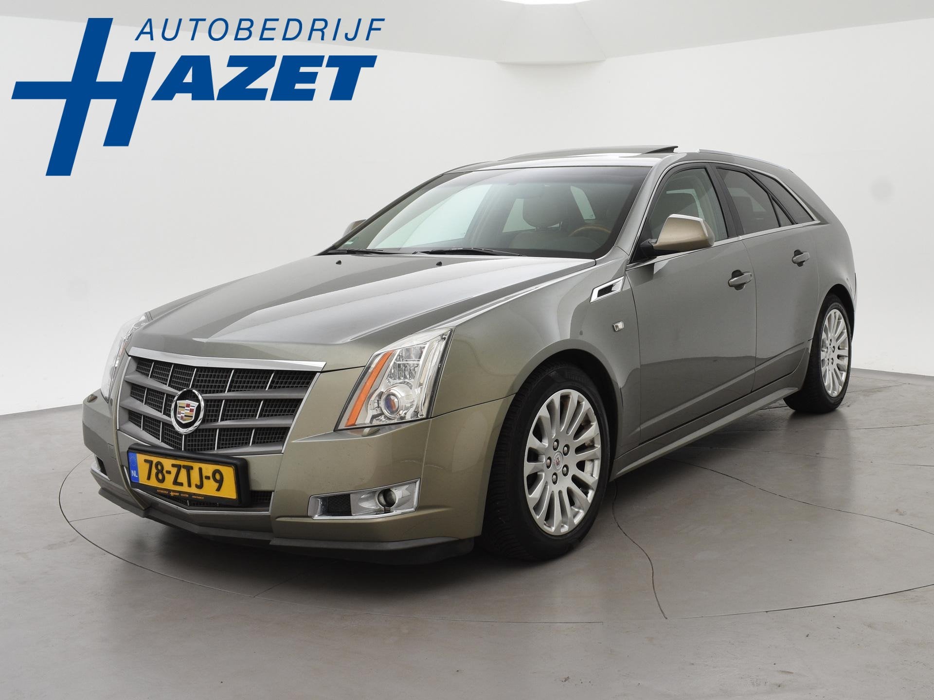 Cadillac CTS 3.6 V6 311 PK SPORT LUXURY AWD *UNIEK* + STOELV, Auto's, Automaat, Euro 5, Gebruikt, Bruin